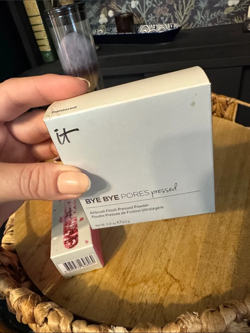 IT Cosmetics CC+ Skin Perfecting Brush + Pressed Powder + Shadow Stick Lot
